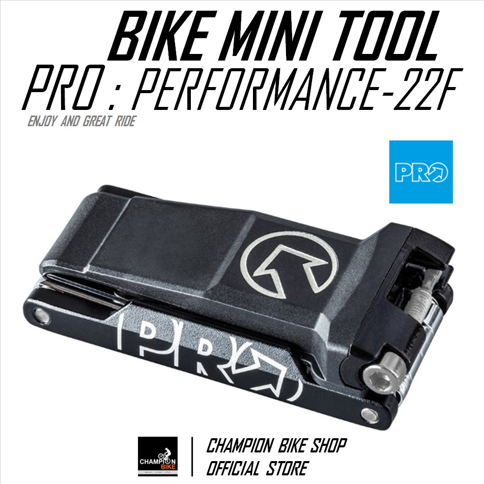 ชุดเครื่องมือพับ22ชิ้น PRO : PERFORMANCE 22F BIKE MINI TOOL + BIKE CHAIN TOOL