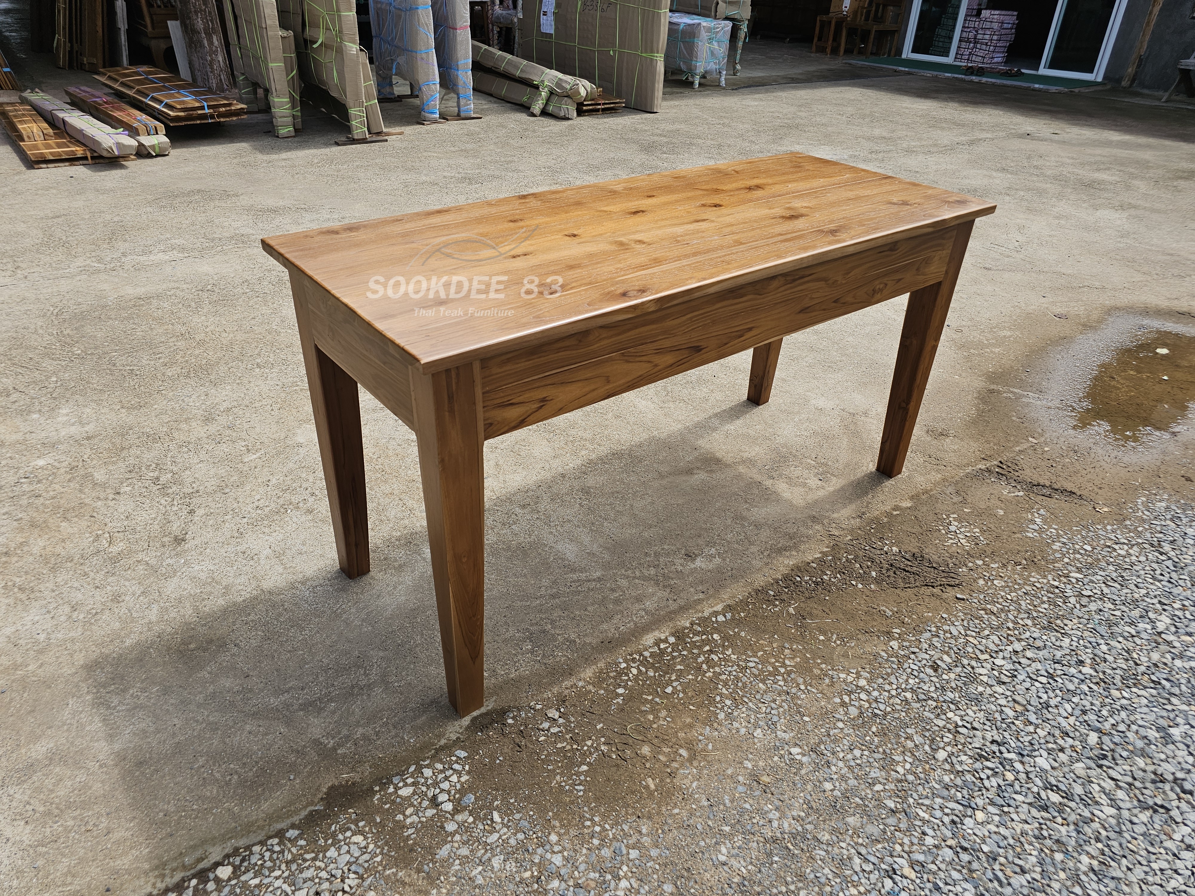 โต๊ะทำงานขาสอบ 1.5 ม.