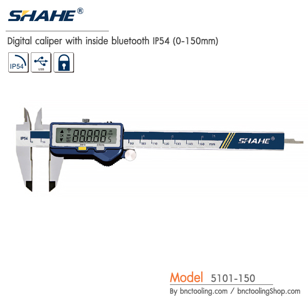 SHAHE,Digital caliper with inside bluetooth IP54 (0-150mm),5101-150