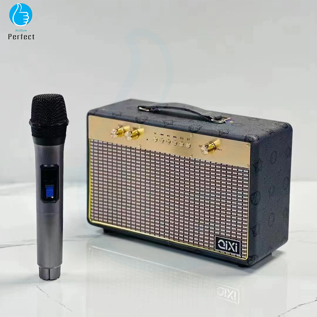 ลำโพงบลูทูธ QIXI รุ่น SK-2030 ลำโพงคลาสิค วินเทจ เสียงดีแบตทนตัวใหญ่ แถมไมโครโฟน(ไมล์ลอย)