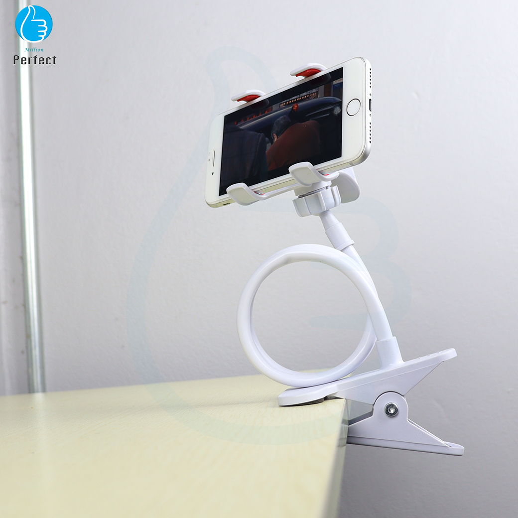 ขายึดมือถือบนหัวเตียงนอนดูหนัง!! ของดีคนขี้เกียจ ที่ยึดมือถือขาตั้งคลิปสำหรับมือถือ สะดวก สบาย ไม่ต้องถือให้เมื่อยมือ รุ่น MBH - 7