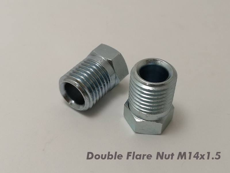 Double M14X 1.5 mm Male Brake/ Fuel Pipe Tube Nuts To Fit 5/16 (8mm) Tube.