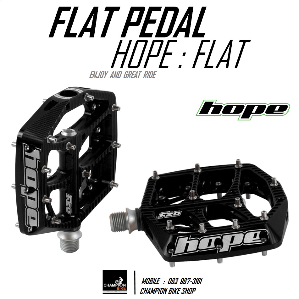 บันได HOPE : MTB FLAT PEDALS สีดำ