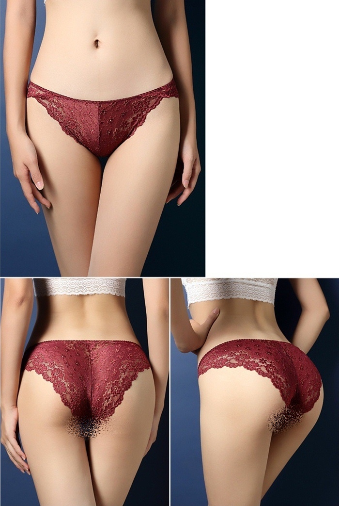 NA074-A กางเกงในเซ็กซี่ กางเกงในผ้าลูกไม้ลายสวยๆตรงขอบด้านบนเป็นยางยืด และด้วยเฉดสีแนวคลาสสิคทำให้เพิ่มความรู้สึกที่ดูแล้วเรียบหรูดีมากค่ะ ***เป็นอีกรหัสที่คนรักลูกไม้ไม่ควรพลาดด้วยประการทั้งปวง