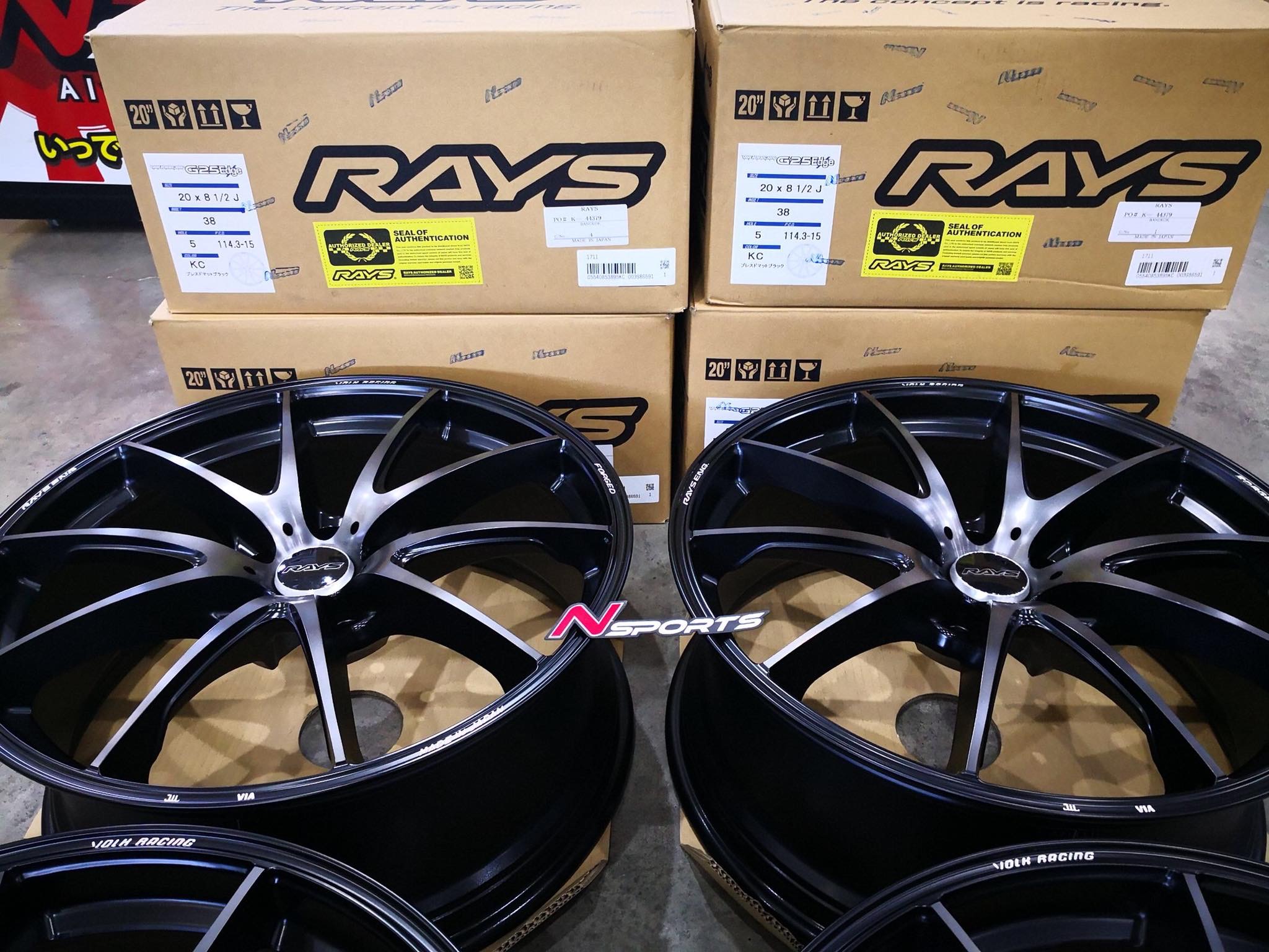 ล้อเรย์ G25 Edge รุ่นใหม่ล่าสุด 20x8.5+38 5-114.3