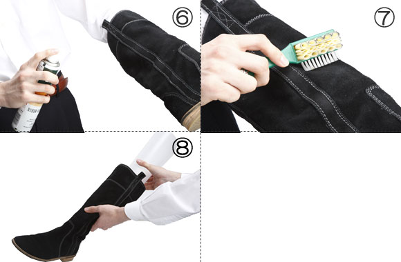 NUBUK & VELOURS 200ml. สเปรย์กันน้ำสำหรับหนังกลับ หนังขนสั้น