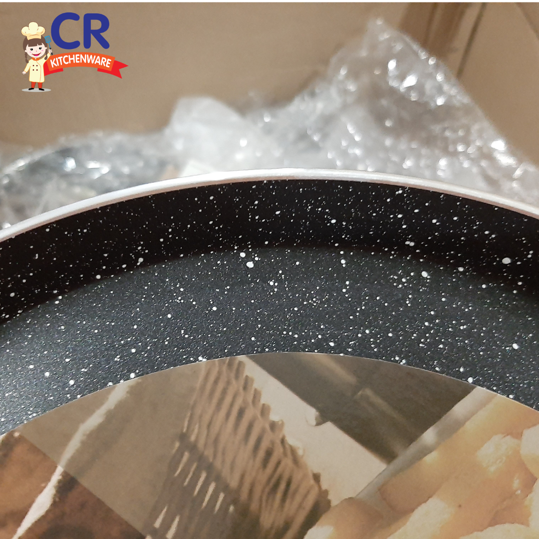 SARA กระทะแบน กระทะเคลือบ กระทะแพนเค้ก กระทะเครป 28 ซม