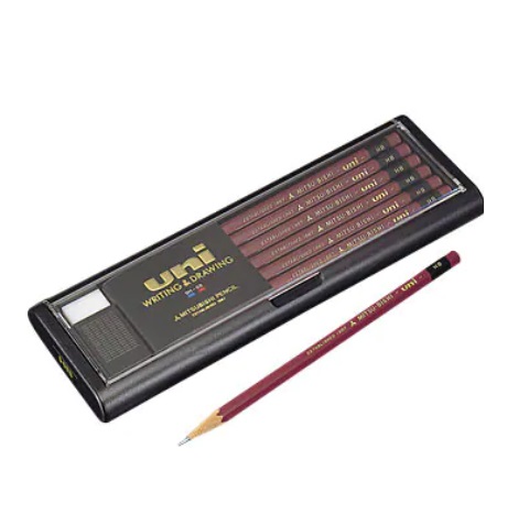 ชุดดินสอทดสอบความแข็งของวัสดุ สำหรับรู่น Mitsubishi Pencil (Uni) , Pencil Combination for QHQ-A Portable Pencil Hardness Tester Coating Scratch Hardness Tester Machine.