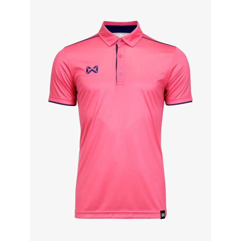 warrix เสื้อโปโลวาริกซ์แขนสั้นสีล้วน ผ้าไมโครโพลีเอสเตอร์ wa-3326 ของแท้ ขาว/กรมท่า/แดง/ม่วง/เหลือง/ทอง/ชมพู วอริกซ์ แท้ 100%