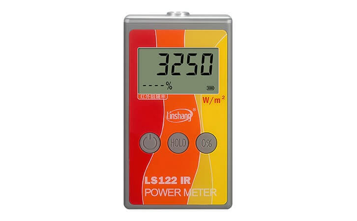 Linshang, LS122 Solar Power Meter,LS122 IR Power Meter, Special for testing the infrared rejection effect of iInsulating glass and solar film,Ir Meter Heat Insulation Infrared Light Rejection Rate LS122, Stick-film Glass Car Window 1000-1700nm Simple Oper