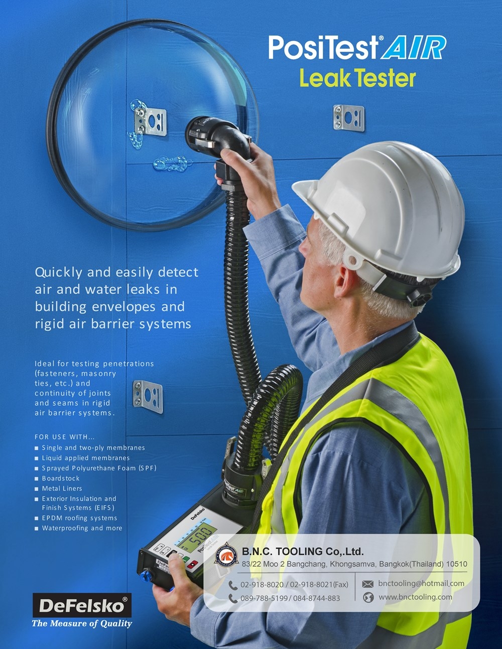 DeFelsko,PosiTest AIR Leak Tester,PosiTest AIR