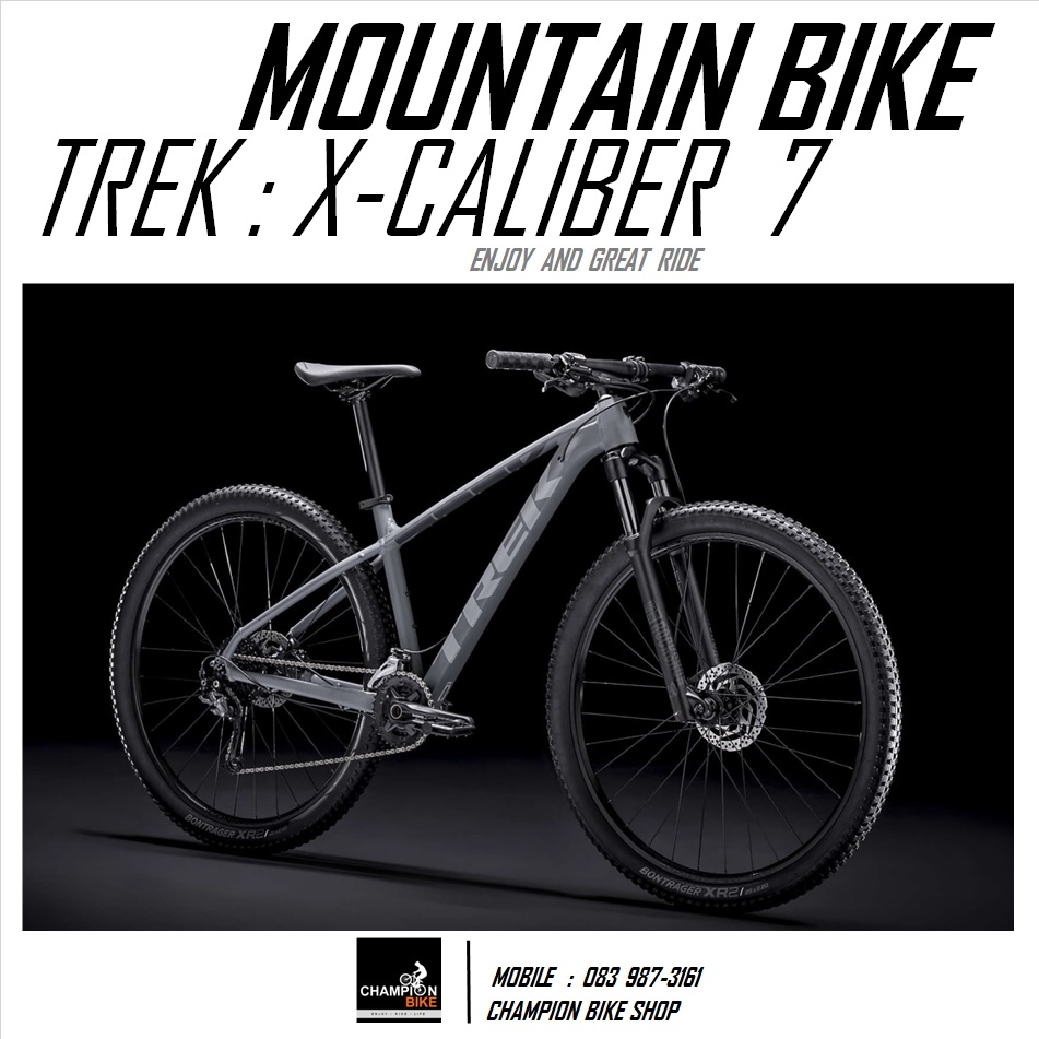 จักรยานเสือภูเขา TREK : X-CALIBER 7 MOUNTAIN BIKE - 2020 สีเทาด้าน