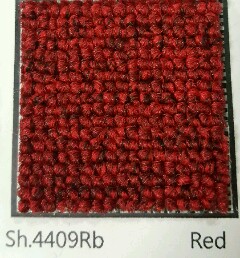 พรมทอขนห่วง SH 4409 RB สีแดงปนดำ ราคา ตร.หลาละ 300 บาท รุ่นนี้ สีพื้น ไม่มีลายค่ะ