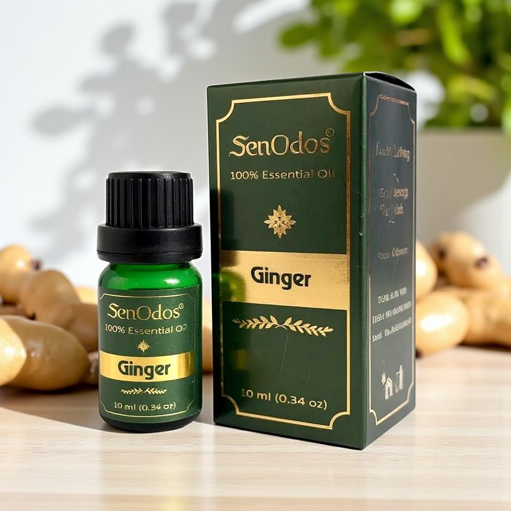 SenOdos น้ำมันหอมระเหยแท้ กลิ่นขิง Ginger Essential Oil 10ml