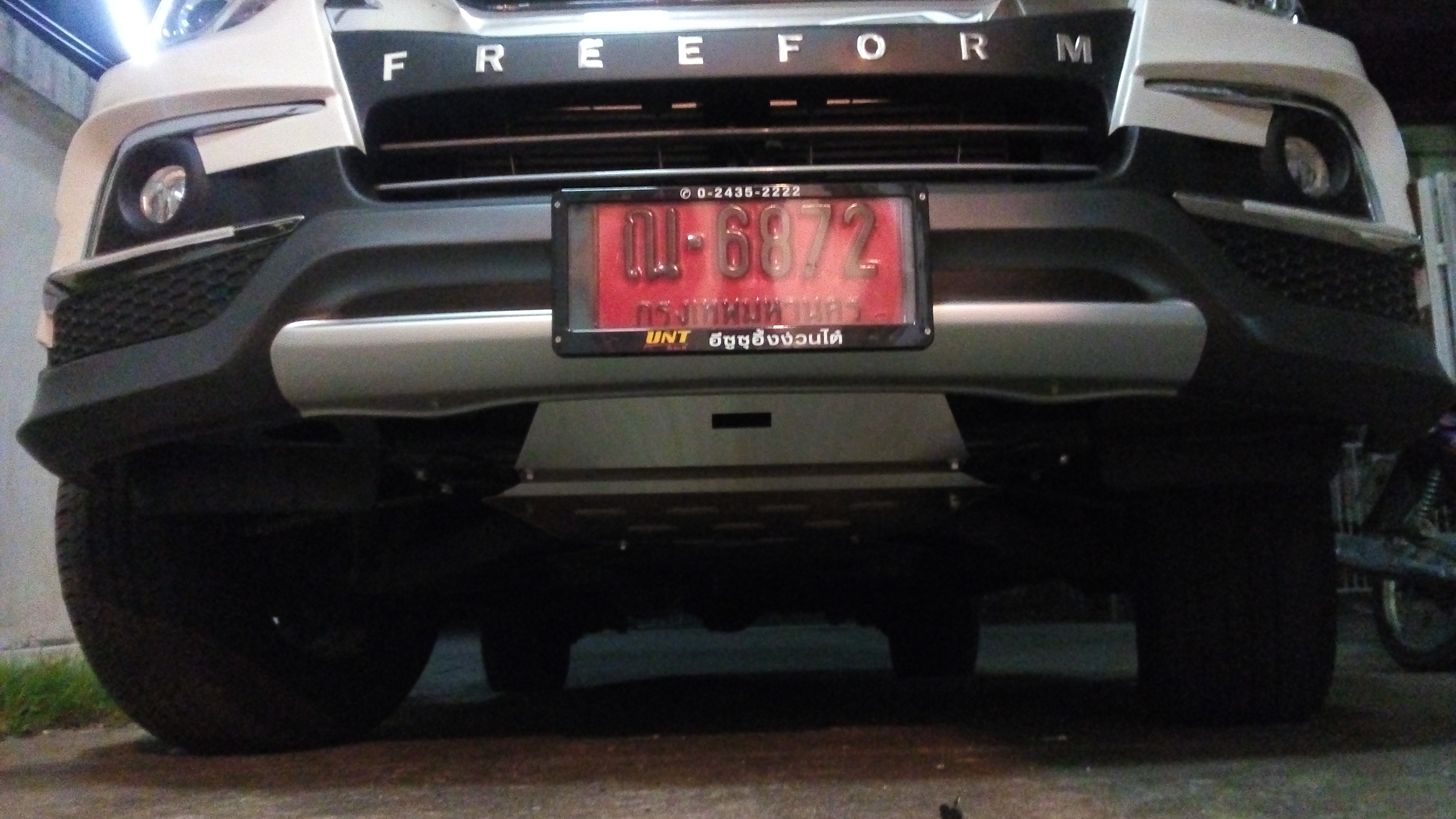 แผ่นปิดใต้ห้องเครื่องอลูมิเนียม Isuzu All New , Mu-X Raceplate_Undertray