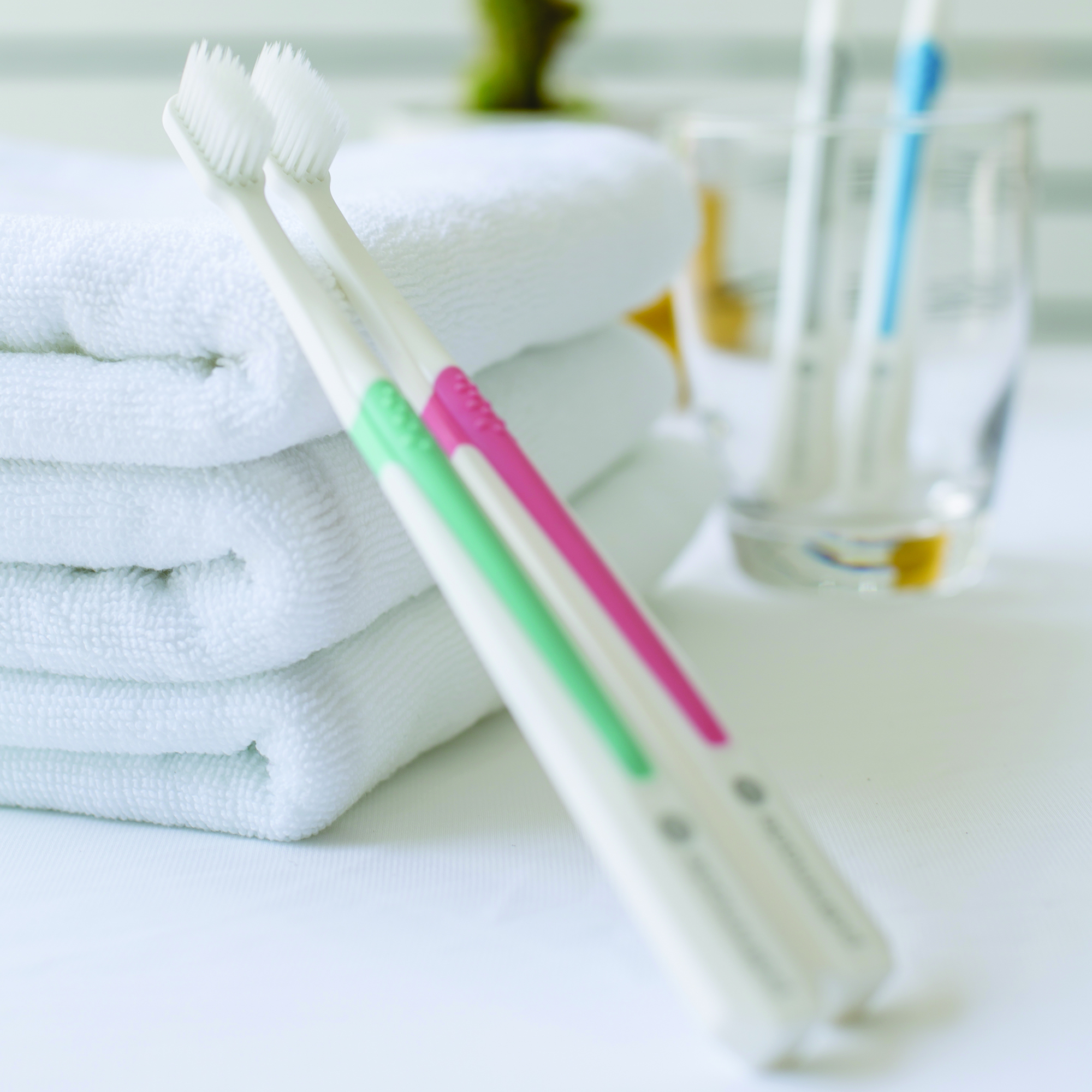 แปรงสีฟัน ปาล์มเมด คริสตัล วัน (12 ชิ้น)