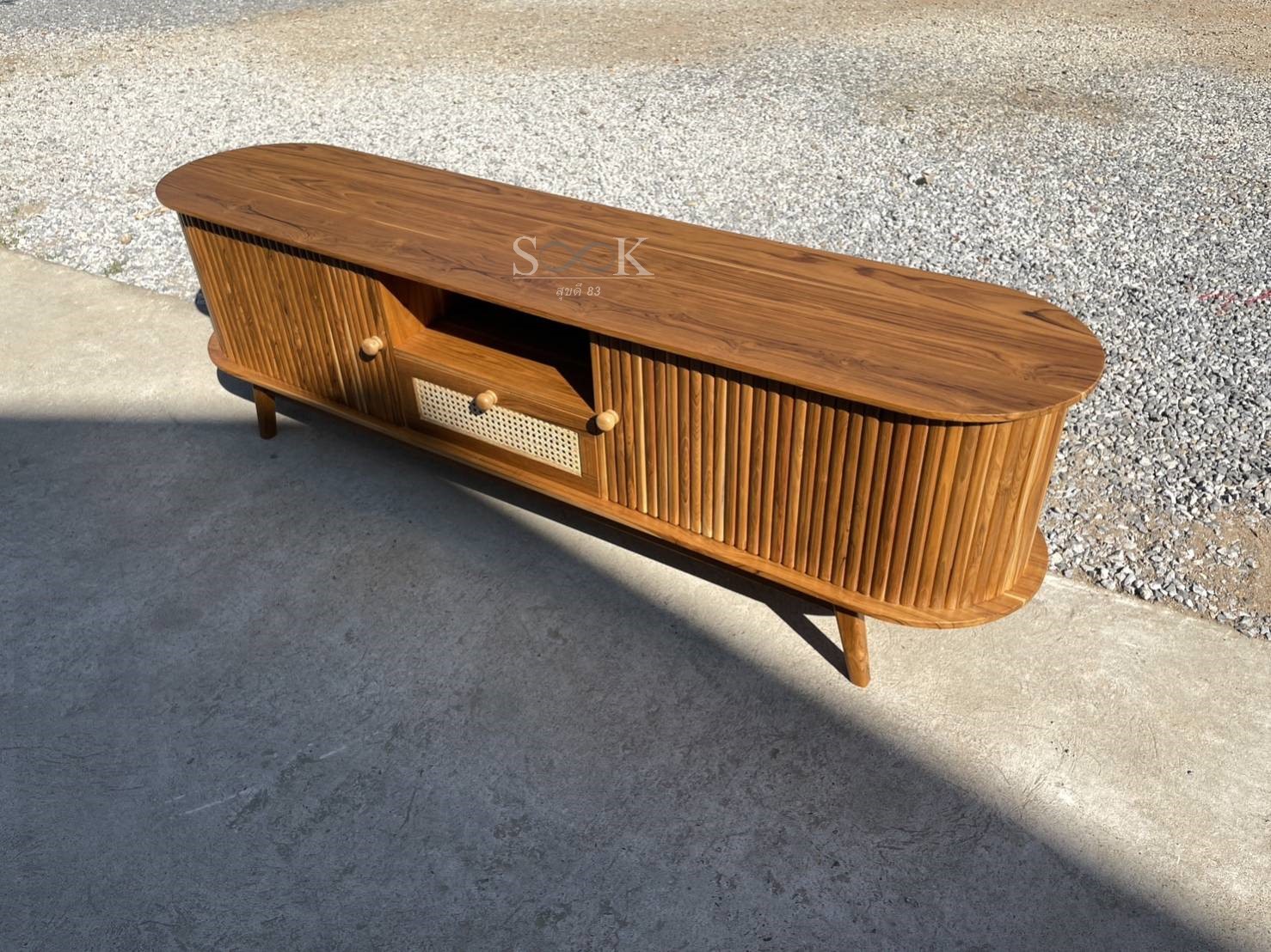 ไซด์บอร์ดซี่ลอนลิ้นชักหวาย