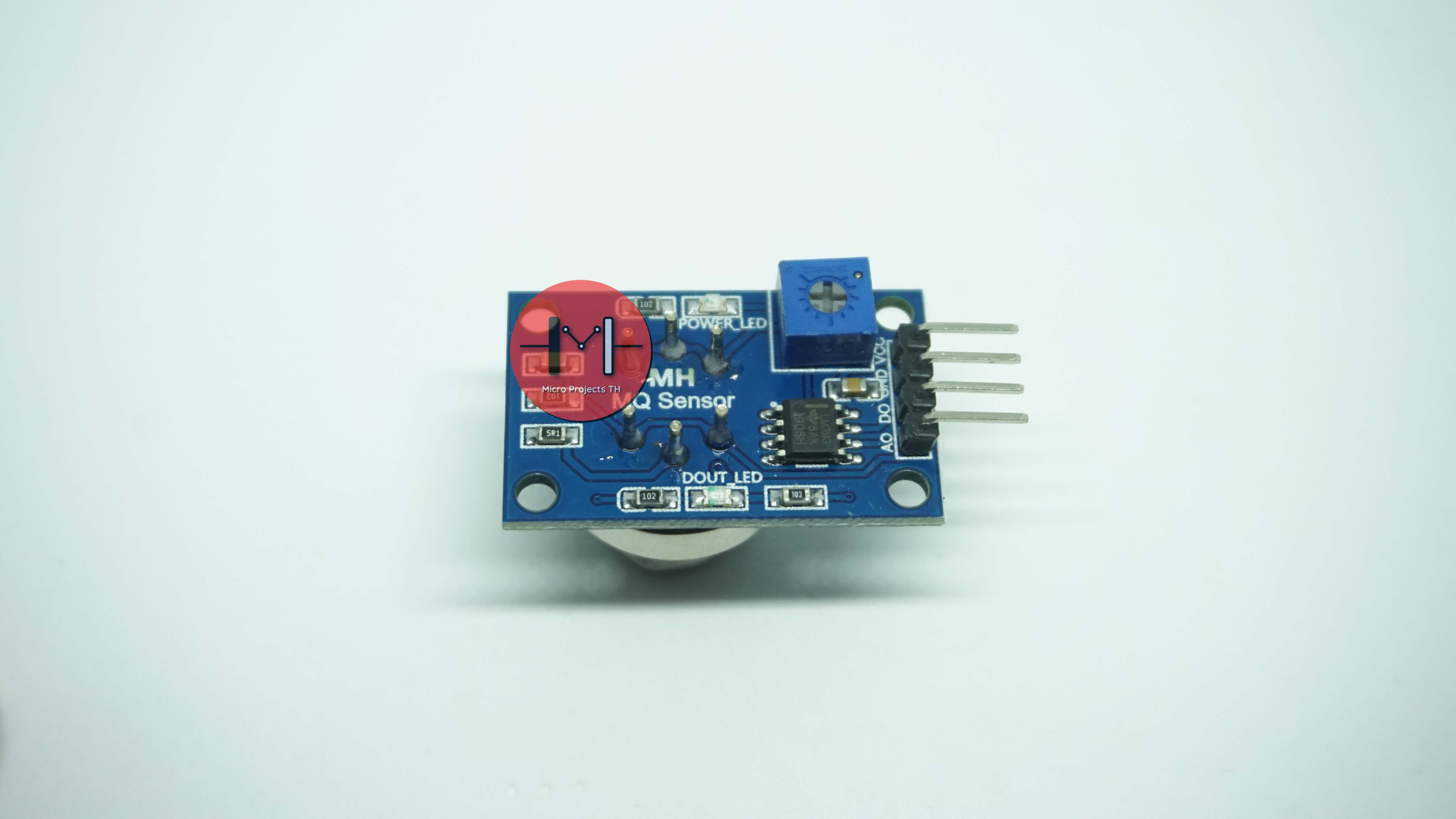 MQ-2 Smoke Gas Sensor เซ็นเซอร์ตรวจจับควัน แก๊สมีเทน LPG/Smoke/CO