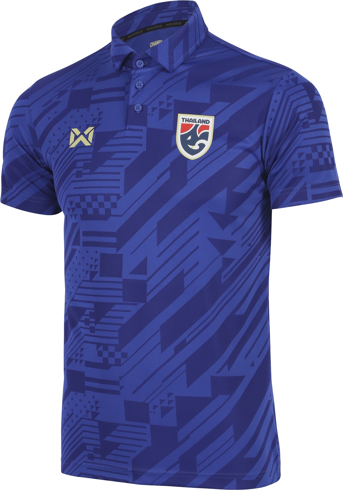 เสื้อเชียร์คอโปโล 2023-2024 เสื้อฟุตบอลทีมชาติไทย Thailand National Team Kit (Cheer Polo Version) WA-233FBATH30