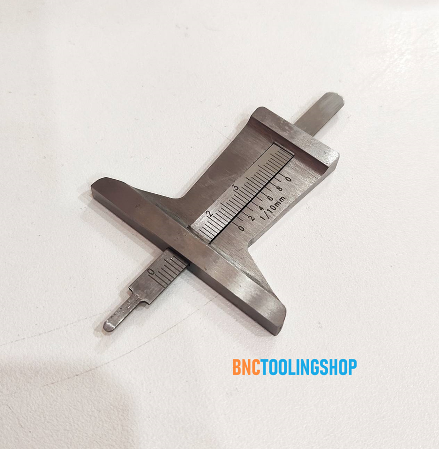 เกจวัดความลึกร่องยางรถยนต์ 0-3 cm, Stainless Steel Car Tyre Tire Tread Depth Gauge Meter Ruler Caliper Moto Truck Measures Tool,