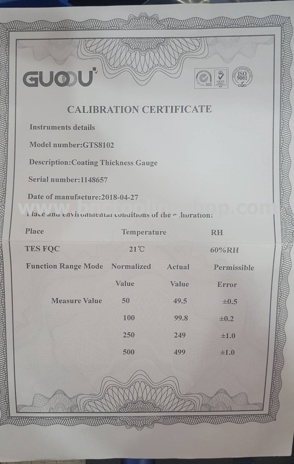 เครื่องวัดความหนาสี,วัดความหนาผิวเคลือบ รถยนต์วัดความหนามากถึง 1500um,GTS8102 bi-function all-in-one coating thickness gauge.
