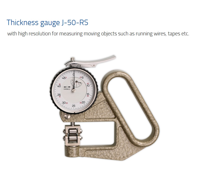 Thickness Gauge, Thickness Gauges for running Wires Tapes