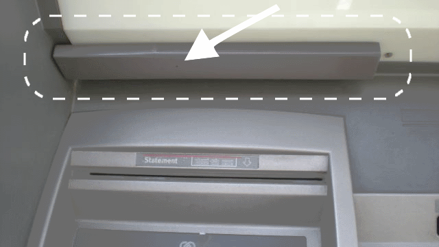 ซ่องกล้องแอบถ่ายรหัสบัตรบัตเครดิต ATM