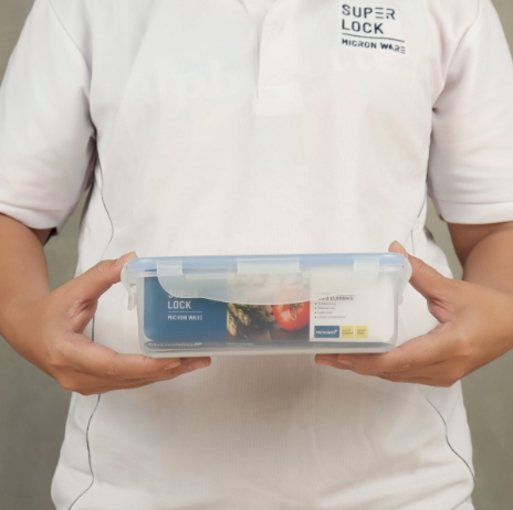 Super Lock กล่องใส่อาหาร รุ่น 5012 ความจุ 1000 มล. ตรา Micronware