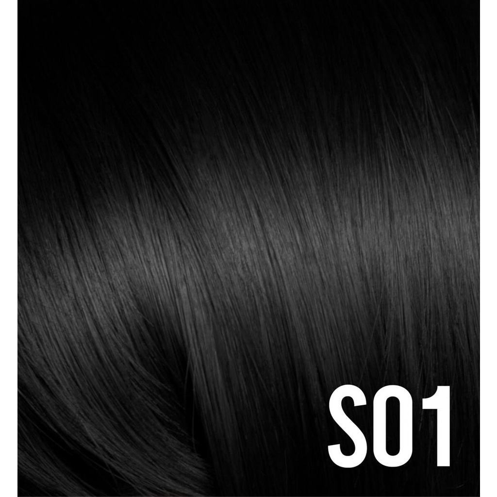 DIPSO HAIR COLOR #S01 Natural Black ยาย้อมผม ติ๊พโซ่ แฮร์ คัลเลอร์ S01 สีดำธรรมชาติ ขนาด 110 กรัม