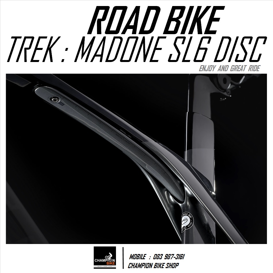 จักรยานเสือหมอบ TREK MADONE SL 6 DISC AERO ROAD BIKE - 2021 สีเทา-ดำ