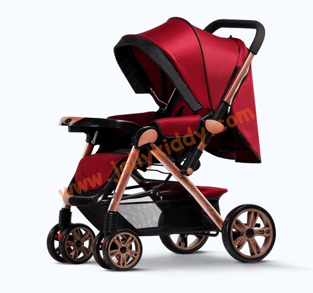 CS10120 รถเข็นเด็ก Welebao MT03 Premium สีแดง