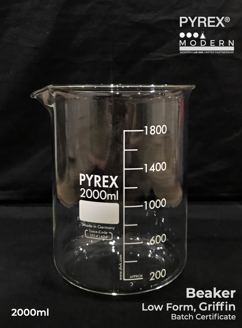 บีกเกอร์ทรงเตี้ย / Beaker, Low Form, Griffin, PYREX