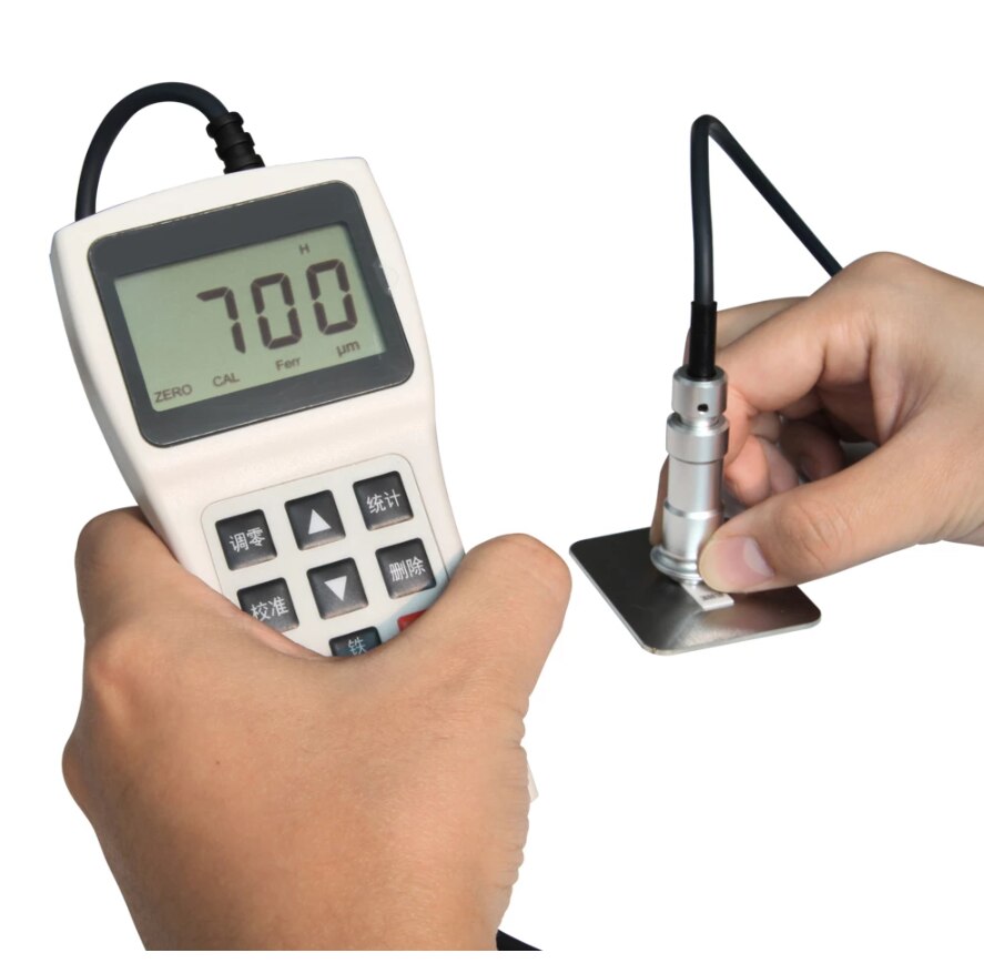 เครื่องวัดความหนาสีและผิวเคลือบ, CM10FH Coating Thickness Gauge Meter Tester 0-10000um