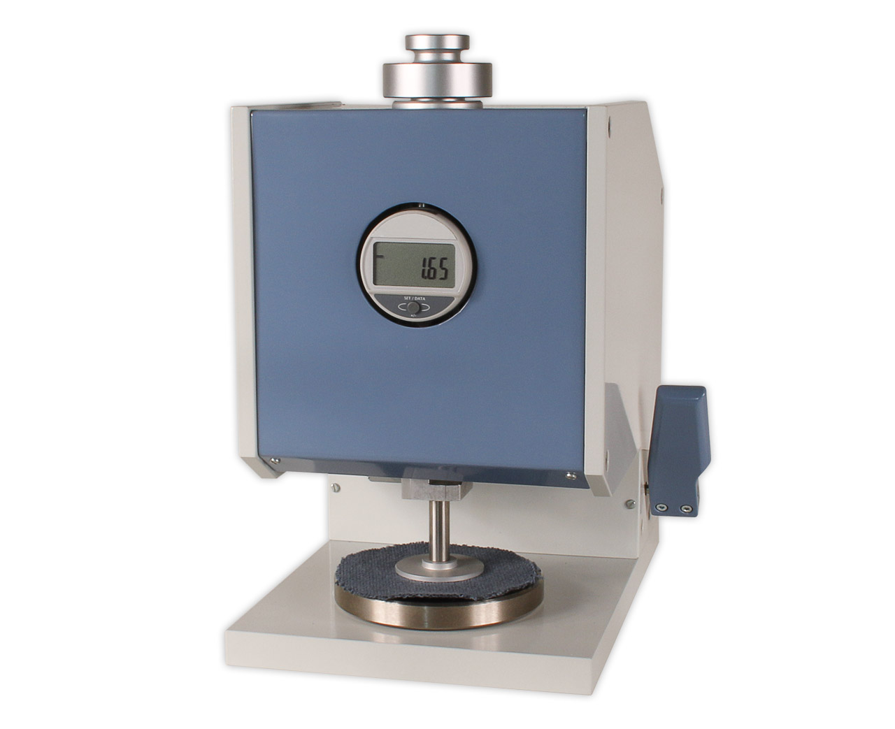 Hans-Schmidt, Thickness Gauge, Thickness Gauges for Textiles, Paper, Leather according to DIN, EN, ISO and ASTM Standards, Thickness Gauge D-2000,