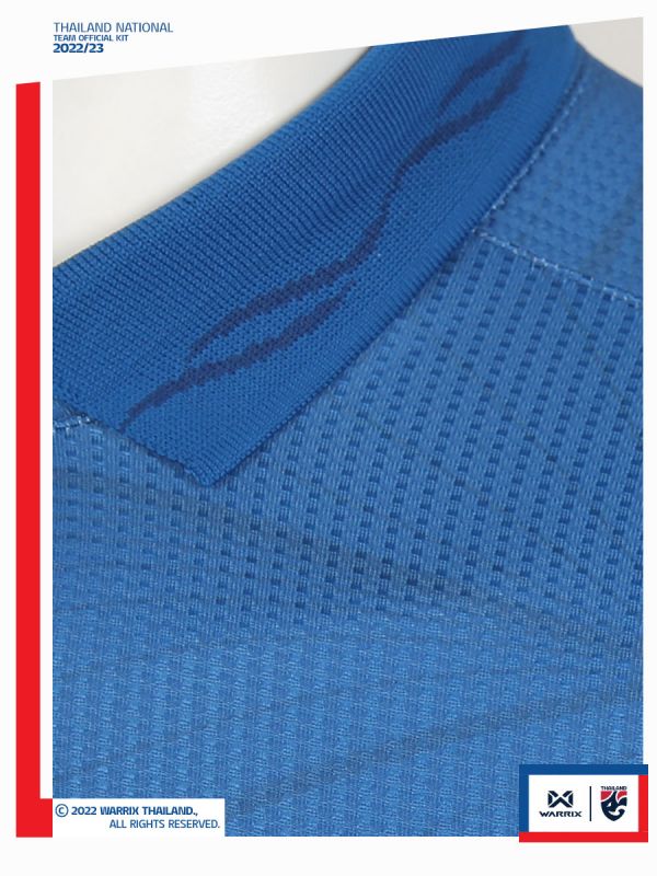 เสื้อทีมชาติไทย 2022-23 เกรดเสมือนเสื้อแข่ง (Replica Version) Thailand National Team Kit