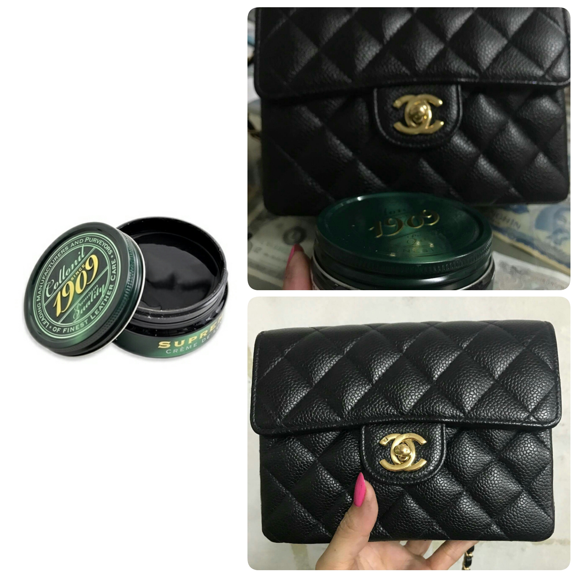 1909 Supreme Creme Deluxe ครีมบำรุงเคลือบเงาหนัง / สีดำ