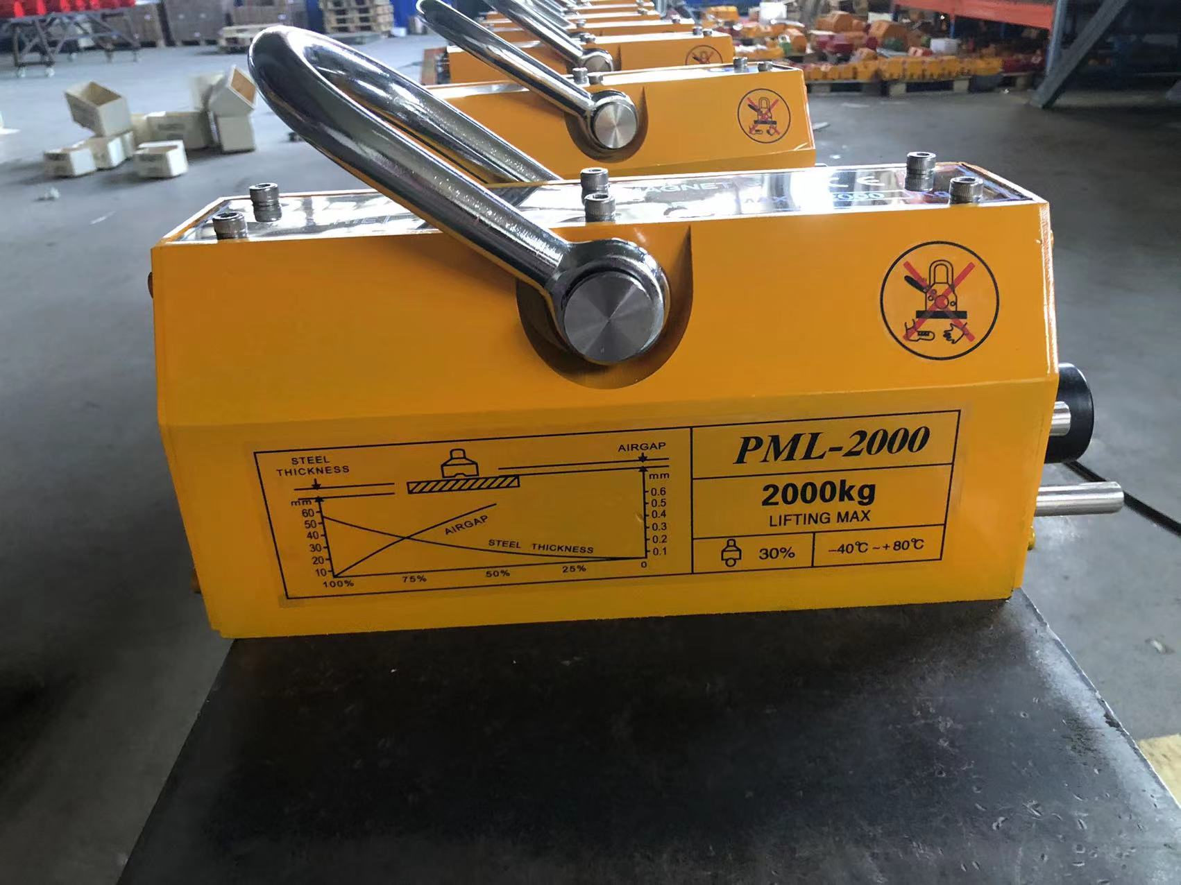 PML Magnetic lifter,แม่เหล็กยกงาน, 100-1000kg,แม่เหล็กยกเหล็กขนาด 100-1000 Kg,Magnetic lifter, Max capacity 100-1000kg Model PML100 - 1000