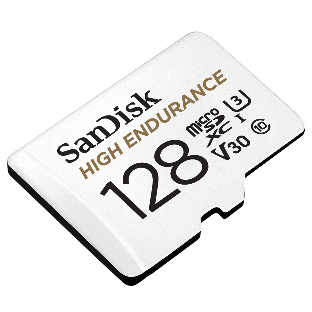 SanDisk High Endurance128GB microSD Card (SDSQQNR_128G_GN6IA) เมมโมรี่ การ์ด แซนดิสก์ กล้องติดรถยนต์ กล้องวงจรปิด ประกัน Synnex 2 ปี