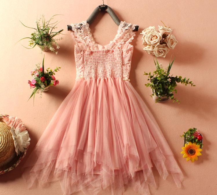 ชุดเดรสออกงานสีชมพู ส่งฟรี ems