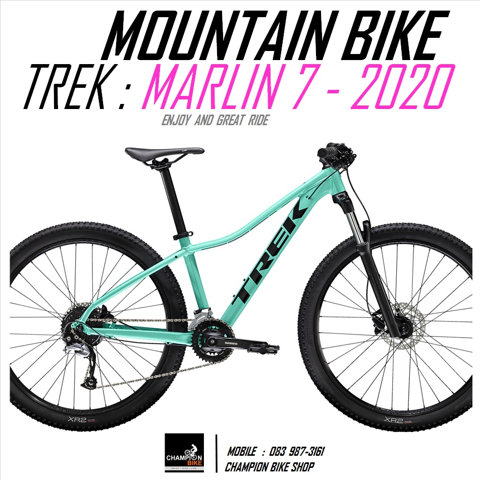 จักรยานเสือภูเขา สำหรับผู้หญิง TREK : MARLIN 7 DISC MOUNTAIN BIKE FOR WOMEN - 2020