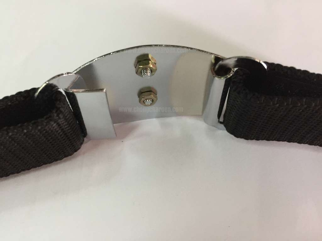 เข็มขัดไนล่อนดำ + หัวเกี่ยว