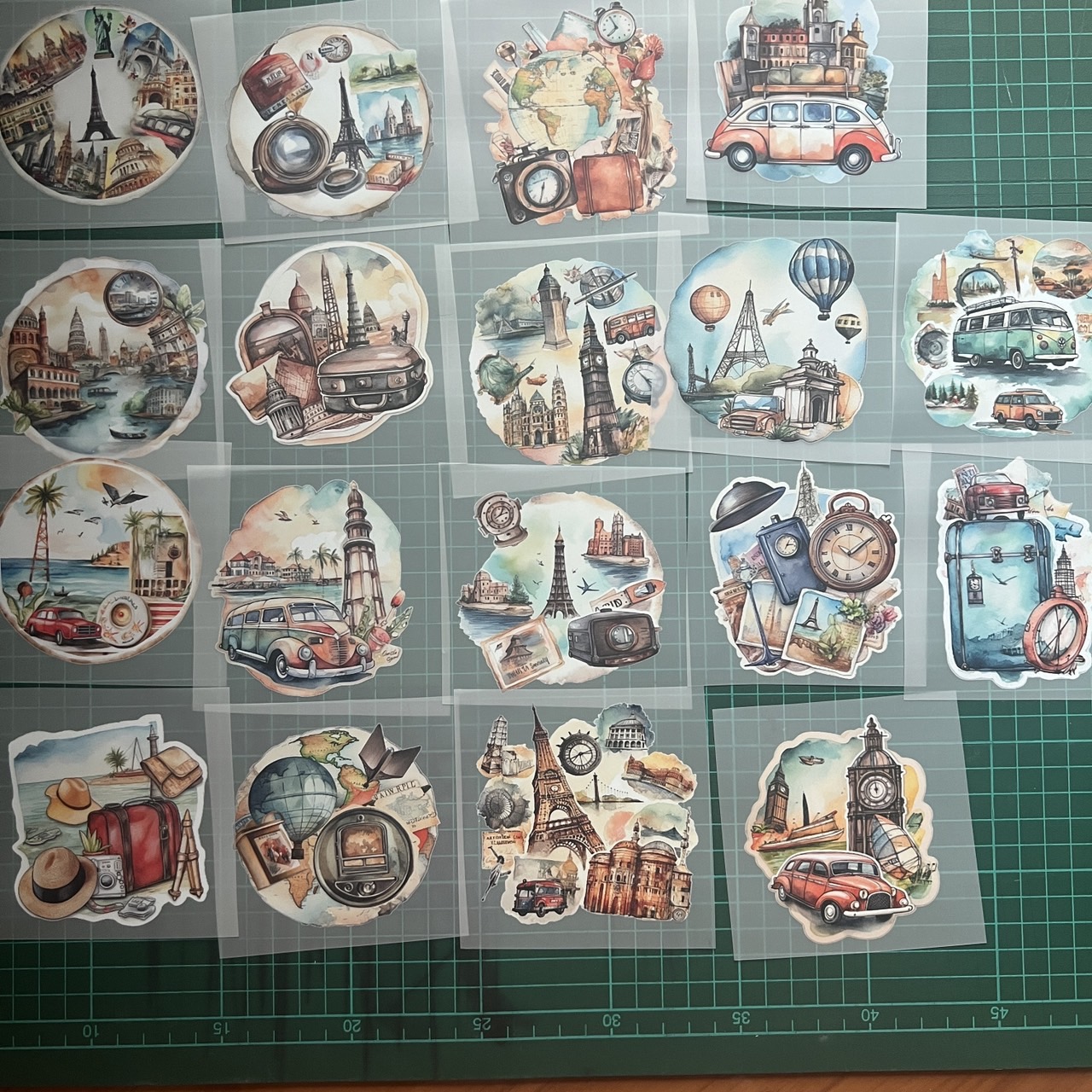 ตัวรีดติดเสื้อ ท่องเที่ยว ฟิลม์รีดร้อน พิมพ์ลาย สติกเกอร์รีดติดเสื้อ สกรีนลาย ฟิลม์ DFT DTF