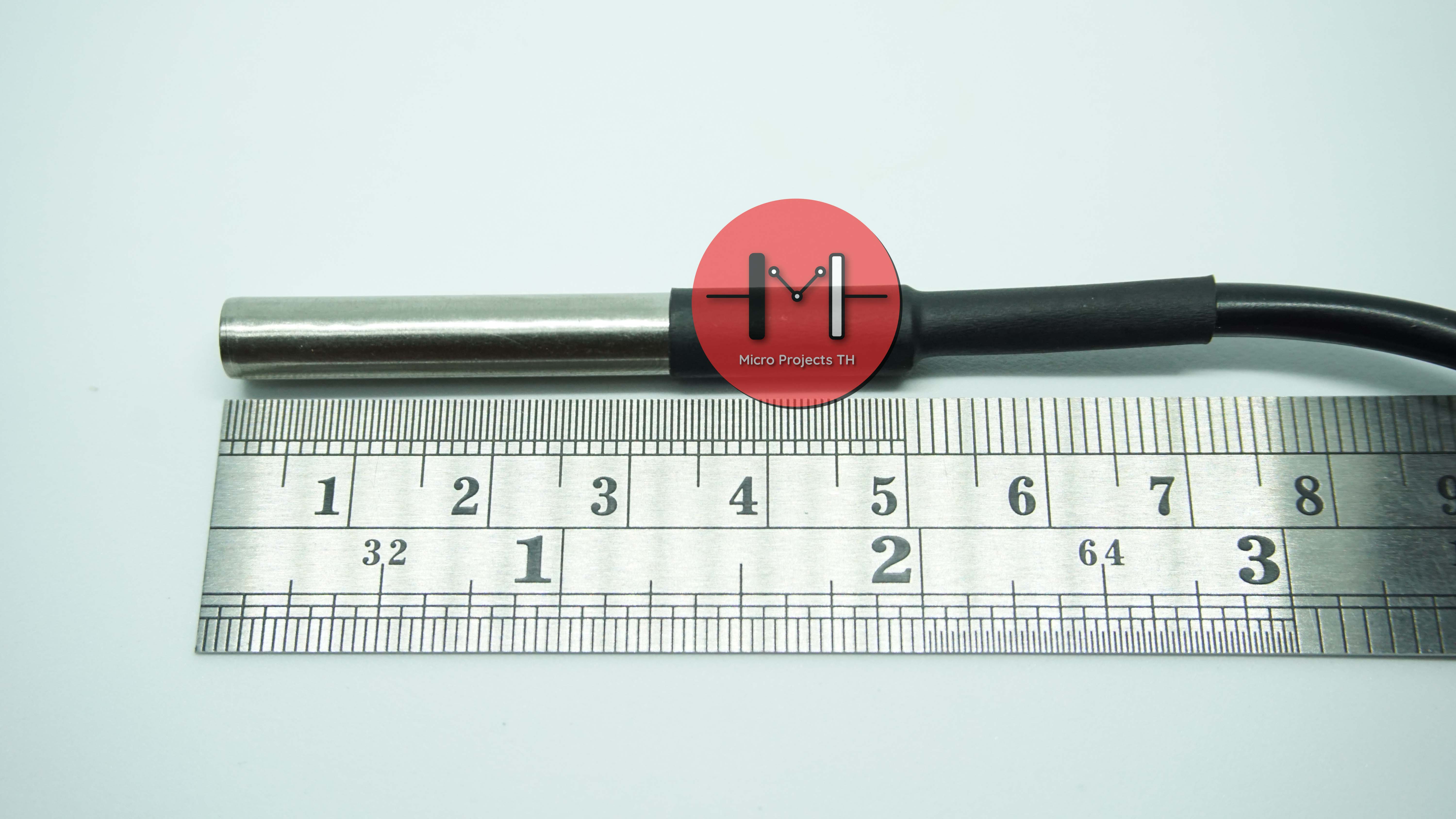 1 Wire DS18B20 Digital Temperature Sensor Probe Waterproof (1 เมตร)