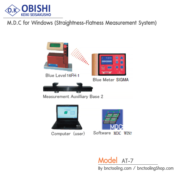 OBISHI,M.D.C for Windows (Straightness-Flatness Measurement System ),AT-7