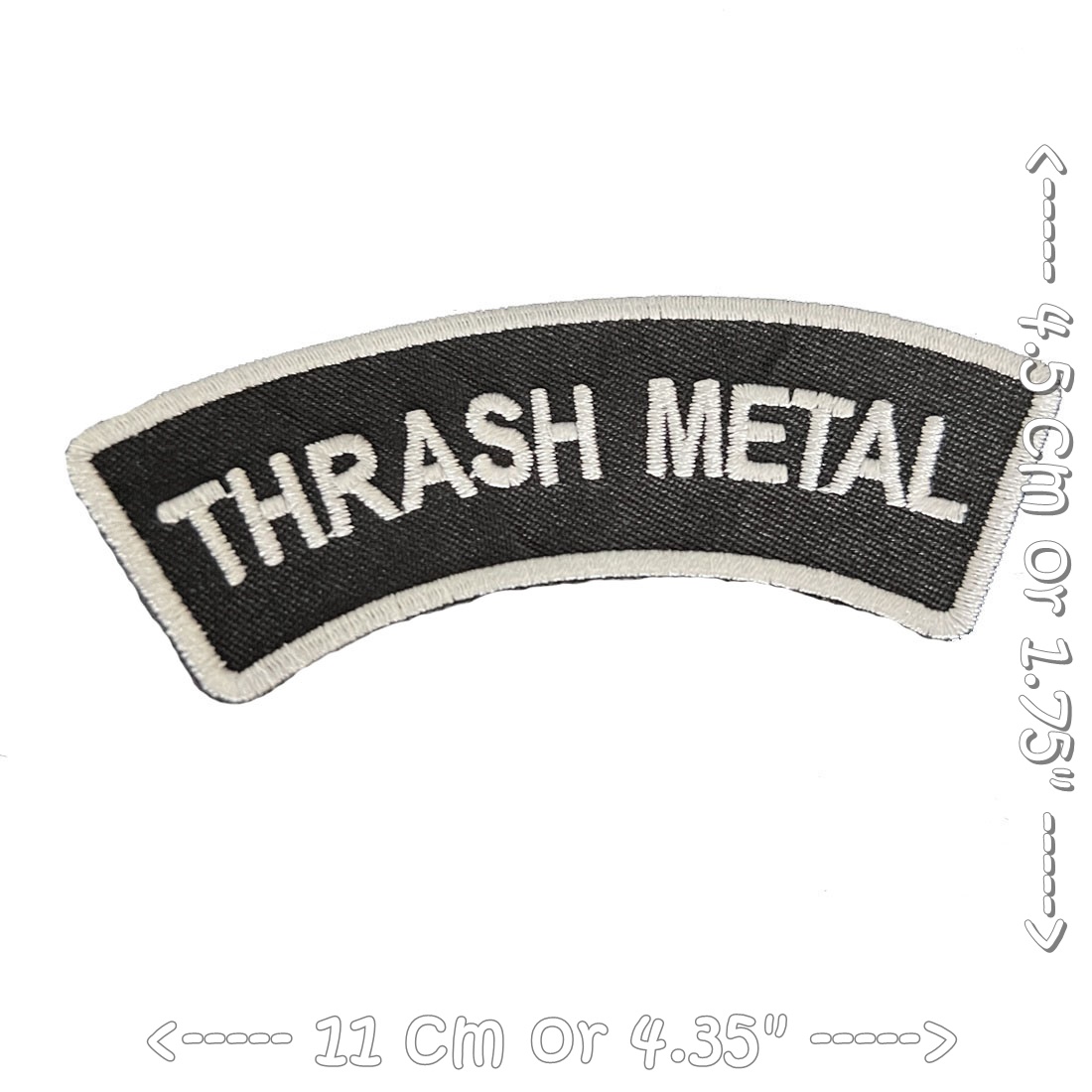 Thrash Metal วงดนตรี ร็อค เฮฟวี่เมทัล พังค์ ตัวรีดแบบปัก อาร์มปัก ตัวรีดติดเสื้อ ตัวรีด ติดกระเป๋า ติดหมวก ติดแจ๊คเก็ต Rock Iron on Embroidered Patch