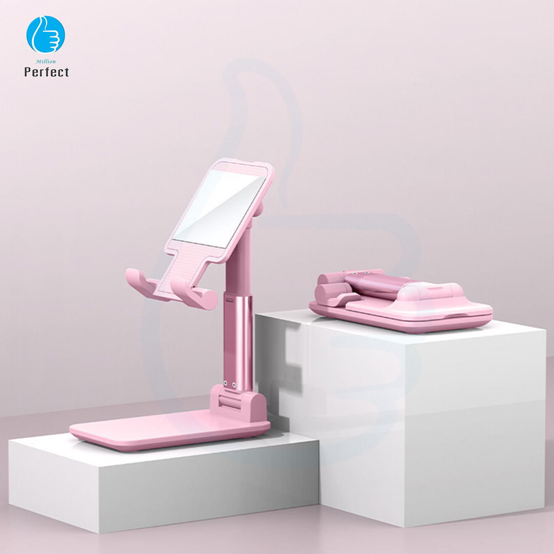 ขาตั้งมือถือบนโต๊ะ แท่นวางมือถือแบบพับได้ ที่วางมือถือ ที่วางiPad บนโต๊ะแบบปรับได้ ที่วางโทรศัพท์ Folding desktop phone stand รุ่น CCT9