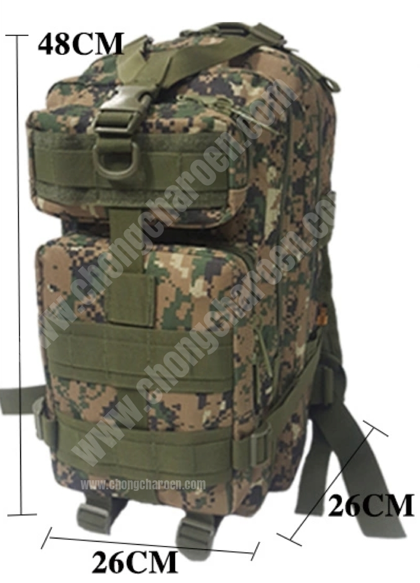 เป้ทหาร กระเป๋า แทคติคอล เดินป่า ยุทธวิธี 3P (ผ้า หนา เกรด A ได้มาตราฐาน)
