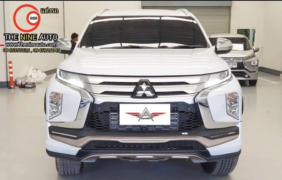 ชุดแต่ง New Pajero 2020 รุ่น Apollo ชุด 8 ชิ้น(สเกิร์ต+คิ้วล้อ)