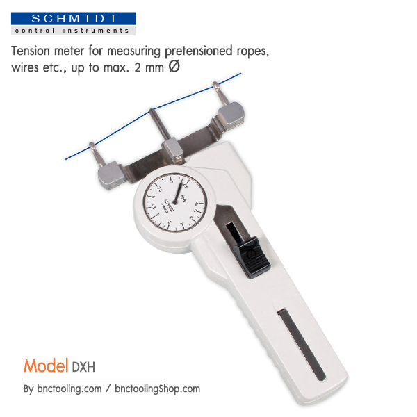 SCHMIDT,Tension meter for measuring pretensioned ropes wires etc.,up to max.2mmØ,DXH
