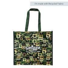 Smiggle reusable bag -green ใหญ่